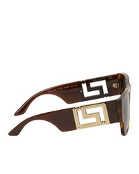Versace Greca Rectangular Sunglasses