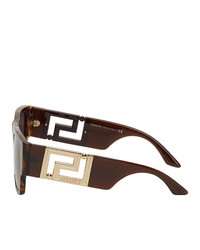 Versace Greca Rectangular Sunglasses