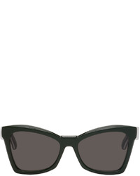 Balenciaga Green Square Sunglasses