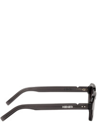 Kenzo Grey Rectangular Sunglasses