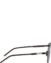 Gucci Gunmetal Aviator Sunglasses