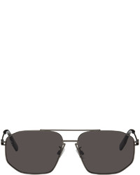 McQ Gunmetal Aviator Sunglasses