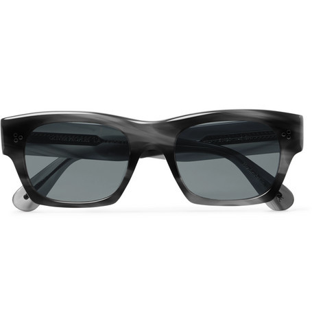 Oliver Peoples Isba Square Frame Acetate Sunglasses, $350 | MR PORTER |  Lookastic