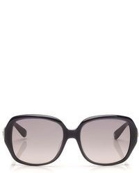 Jimmy Choo Lia Grey Square Framed Sunglasses With Crystals