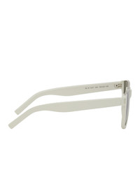 Saint Laurent Off White Sl 51 Cut Away Sunglasses
