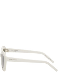 Saint Laurent Off White Sl 68 Sunglasses