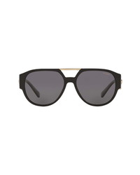 Versace Phantos 58mm Polarized Round Sunglasses