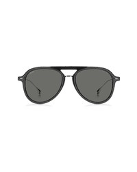 BOSS Polarized Aviator Sunglasses In Grey Grey At Nordstrom