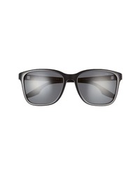 Prada Linea Rossa Prada 57mm Pillow Sunglasses In Blackdark Grey At Nordstrom