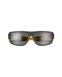 Prada Linea Rossa Prada Pillow 60mm Sunglasses In Black Rubberdark Grey At Nordstrom