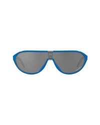 Oakley Prizm 33mm Rectangular Sunglasses In Sapphireprizm Black At Nordstrom