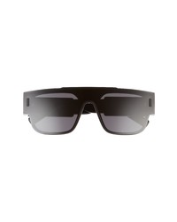 Christian Dior Shield Sunglasses In Shiny Black Smoke At Nordstrom