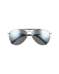 Hurley Shorebreak 60mm Polarized Aviator Sunglasses