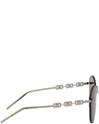 Givenchy Silver 4gem Sunglasses