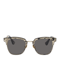 BAPE Silver Bs13010 Sunglasses