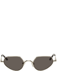 Dries Van Noten Silver Linda Farrow Edition 176 C1 Cat Eye Sunglasses