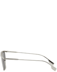 Burberry Silver Rectangular Sunglasses