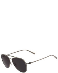 Salvatore Ferragamo Titanium Aviator Sunglasses