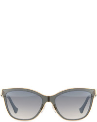 Balenciaga Translucent Cat Eye Sunglasses Smoke