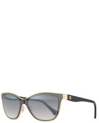 Balenciaga Translucent Cat Eye Sunglasses Smoke