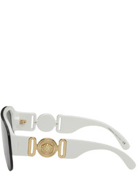 Versace White Grey Lens Sunglasses