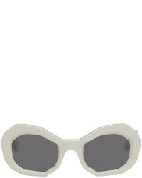 Amiri White Honeycomb Sunglasses
