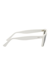 Acne Studios White Ingridh Cat Eye Sunglasses