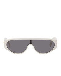 Bottega Veneta White Mask Sunglasses