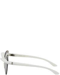 Maison Margiela White Mykita Edition Mmecho001 Sunglasses