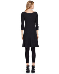 Polo Ralph Lauren Ribbed Fit Flare Sweater Dress