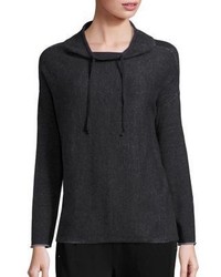 Eileen Fisher Long Sleeve Organic Cotton Sweatshirt