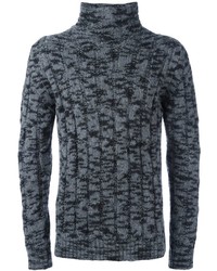 Roberto Collina Marled Funnel Neck Jumper