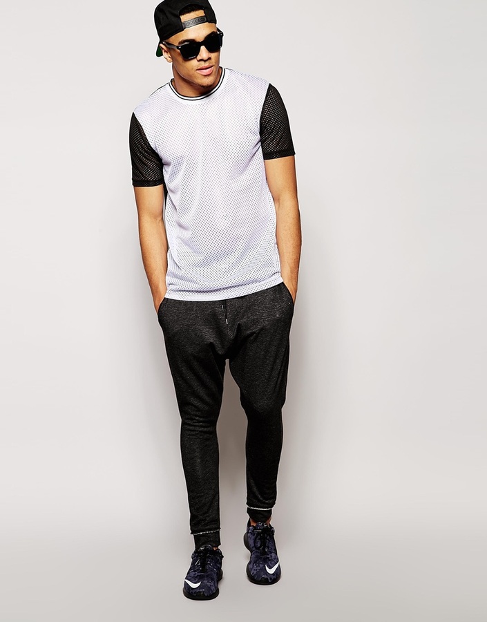 asos drop crotch joggers