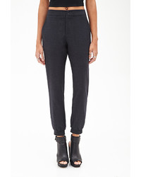 Forever 21 Buttoned Woven Joggers