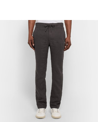 Onia Collin Slim Fit Linen Drawstring Trousers