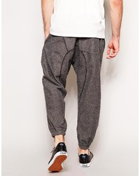 Asos Cropped Skinny Joggers With Zip Details