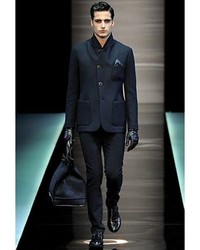 Giorgio Armani 18cm Wool Jersey Drawstring Trousers