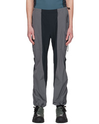 Gray Paneled Lounge Pants