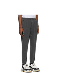 Juun.J Grey Logo Lounge Pants
