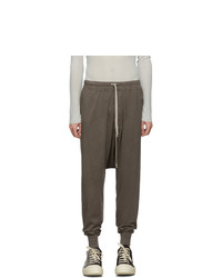 Rick Owens DRKSHDW Grey Prisoner Drawstring Lounge Pants