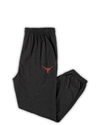 PROFILE Heathered Charcoal Texas Longhorns Big Tall Jersey Pants