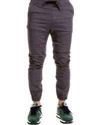 Kdnk The Logan Jogger Pant In Charcoal Twill