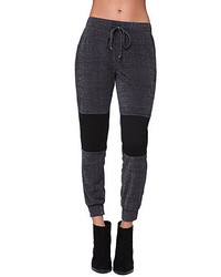 La Hearts Quilted Knee Jogger Pants