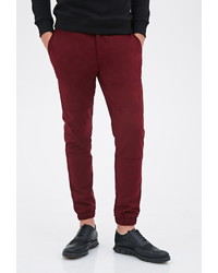 Forever 21 Slim Fit Paneled Joggers