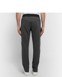 Burberry Slim Fit Shell Trimmed Cotton Jersey Sweatpants