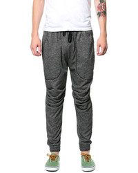 Seize&Desist The Hayabusa French Terry Joggers In Heather Charcoal