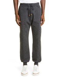 Canali Travels With 8on8 Front Seam Cotton Joggers