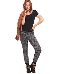 Wet Seal Marled Knit Joggers