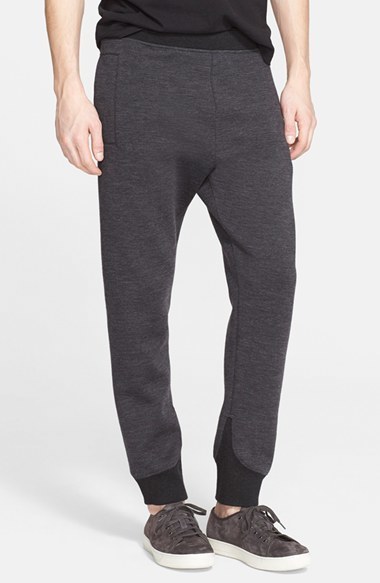 wool jogger pants