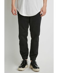 Forever 21 Zip Pocket Chino Joggers